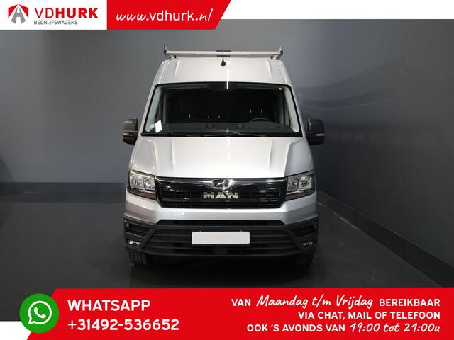 MAN TGE 3.180 DSG Aut. L4H3 DC Dubbel Cabine BPM VRIJ! 7 pers./ 270Gr. Deuren/ Carplay/ Imperiaal + Trap/ Gev.Stoel/ Cruise/ Camera