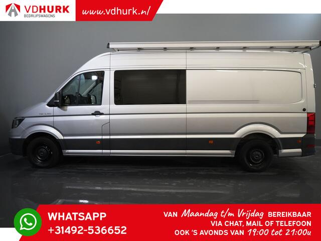 MAN TGE 3.180 DSG Aut. L4H3 DC Dubbel Cabine BPM VRIJ! 7 pers./ 270Gr. Deuren/ Carplay/ Imperiaal + Trap/ Gev.Stoel/ Cruise/ Camera