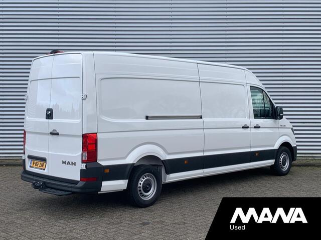 MAN TGE 35 3.160 RWD Automaat CarPlay Airco Cruise Trekhaak Camera 12V Voorruitverwarming Opstap Bluetooth DAB Bijrijdersbank Laadruimteverlichting 35 2.0 Lang Hoog HD