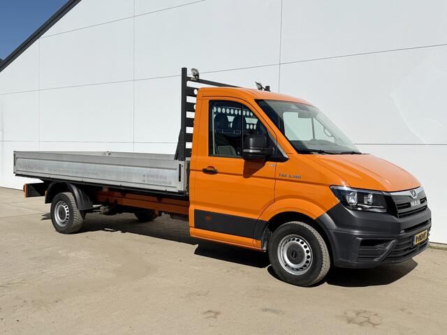 MAN TGE 3.180 Open Laadbak AC Cruise Trekh. Leder