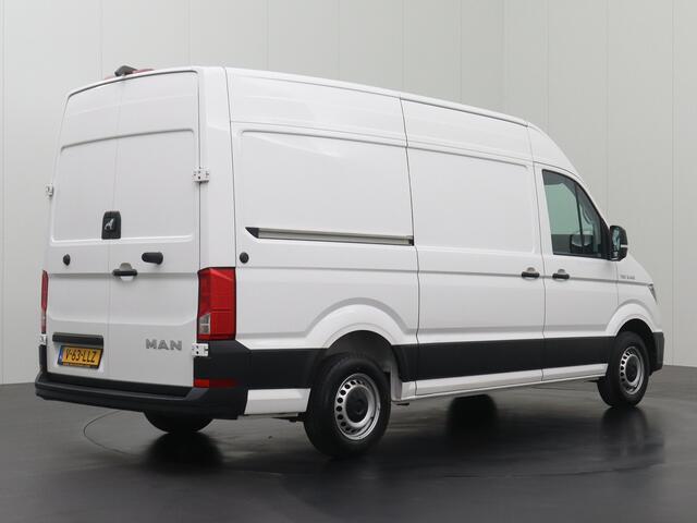 MAN TGE 2.0TDI 140PK DSG Automaat L3H3 | Airco | Cruise | 3-Persoons | 270 Graden deuren | Betimmering