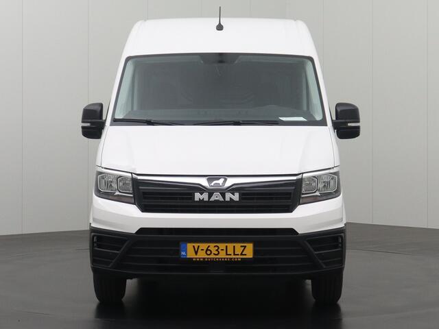MAN TGE 2.0TDI 140PK DSG Automaat L3H3 | Airco | Cruise | 3-Persoons | 270 Graden deuren | Betimmering