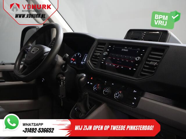 MAN TGE 35 2.0 180 pk DSG Aut. L3H3 BPM VRIJ! Imperiaal+Ladder/ Carplay/ Gev.stoel/ Inrichting/ Camera/ PDC/ Cruise/ Trekhaak/ Airco