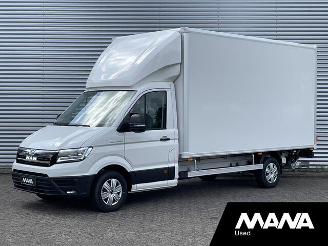 MAN TGE 3.180 177PK NIEUW Bakwagen Laadklep Zijdeur Lat om lat Carplay Airco Cruise control