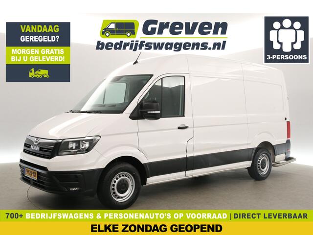 MAN TGE 35 2.0 L3H3 140PK 3000KG Trekgew. Airco Cruise Carplay Navigatie 3 Persoons Elektrpakket