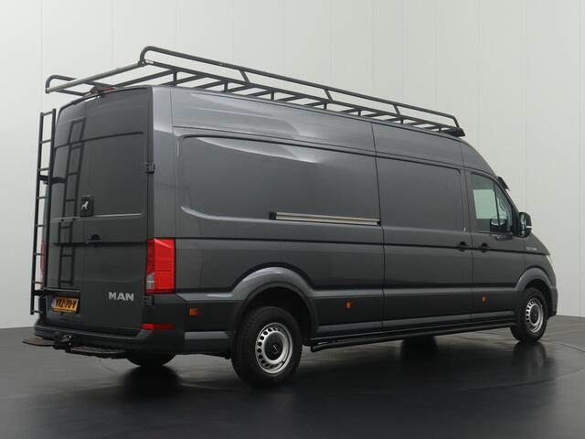 MAN TGE 2.0TDI 177PK DSG Automaat L4H3 | Imperiaal | Trekhaak | Led | Navigatie | Camera | Betimmering | 3-Persoons | Airco | Cruise
