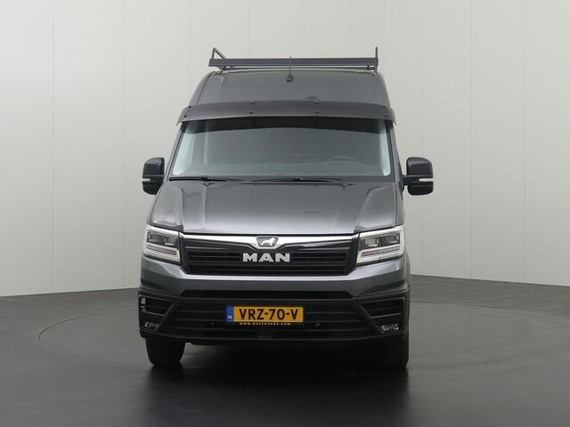 MAN TGE 2.0TDI 177PK DSG Automaat L4H3 Led | Imperiaal | Trekhaak | Navigatie | Camera | 3-Persoons | Airco | Cruise