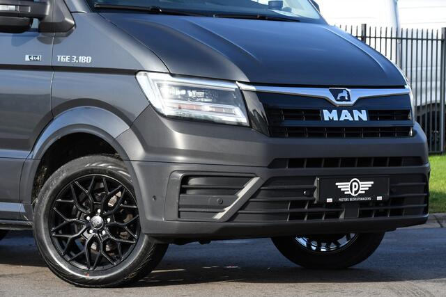 MAN TGE 35 2.0 L3H3 4x4 DC PB Edition Adaptieve Cruise, Camera, Carplay, 177pk. LED, Clima, Stoelverwarming, Trekhaak, Uniek!