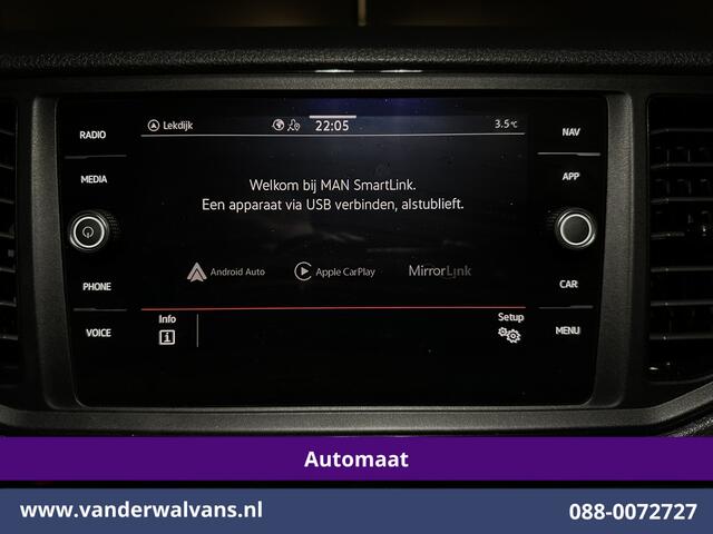 MAN TGE 2.0 141pk Automaat L3H3 (L2H2) Euro6 Airco | Navigatie | Camera | Cruisecontrol | Apple Carplay Android Auto, Chauffeursstoel, Parkeersensoren, Bijrijdersbank