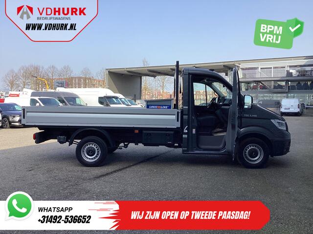 MAN TGE 2.0 DSG Aut. Open Laadbak 340x204x40/ Facelift/ LED/ Virtual Cockpit/ Carplay/ Pick Up/ Camera/ Climate/ PDC/ Cruise