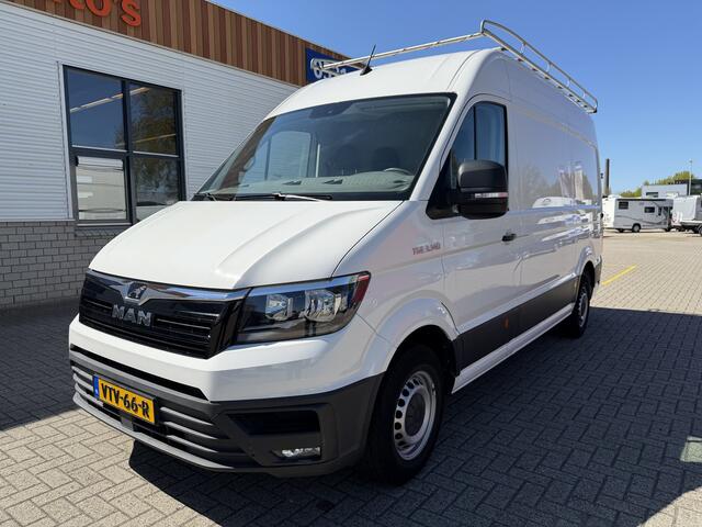 MAN TGE 35 2.0 140pk Standaard automaat L2H2 Hoog / vaste prijs rijklaar ¤ 24.950 ex btw / lease vanaf ¤ 407 / airco / cruise / navi / camera / euro 6 / bpm vrij / imperial + trap / trekhaak !