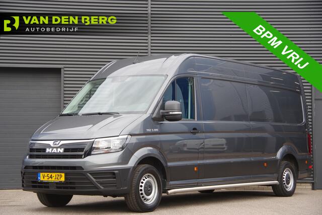 MAN TGE 3.180 35 2.0 Lang L4H3(L3H2) 3-ZITS, 177PK AUT. CAMERA, GEVEERDE STOEL, CRUISE, CARPLAY, NL AUTO, NAP