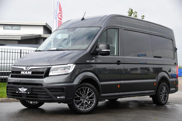 MAN TGE 3.180 35 2.0 L3H3 4x4 PB Edition Camera, Cruise, Carplay, LED, Trekhaak, 177pk, Automaat, Sensoren, Stoelverwarming, Uniek!