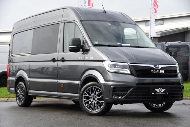 MAN TGE 3.180 35 2.0 L3H3 4x4 PB Edition Camera, Cruise, Carplay, LED, Trekhaak, 177pk, Automaat, Sensoren, Stoelverwarming, Uniek!