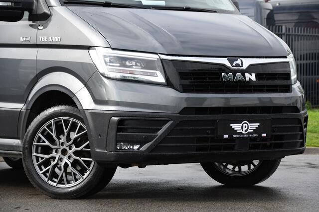 MAN TGE 3.180 35 2.0 L3H3 4x4 PB Edition Camera, Cruise, Carplay, LED, Trekhaak, 177pk, Automaat, Sensoren, Stoelverwarming, Uniek!