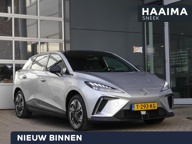 MG 4 MG4 Electric Luxury 64 kWh | Camera rondom | Half Lederen bekleding | Warmtepomp | Climate control | Lichtmetalen velgen | Keyless entry en start | Navigatie | Dodehoekdetectie