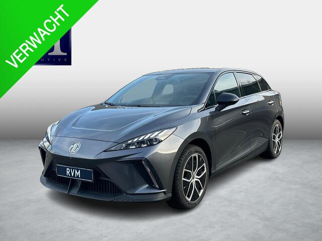 MG 4 MG4 Electric Luxury 64 kWh |LONG RANGE| 11.000KM! | 7 JAAR GARANTIE BIJ MG| SUPER COMPLETE AUTO| RONDOMZICHT CAMERA| STOEL+ STUUR VERWARMING| DODE HOEK