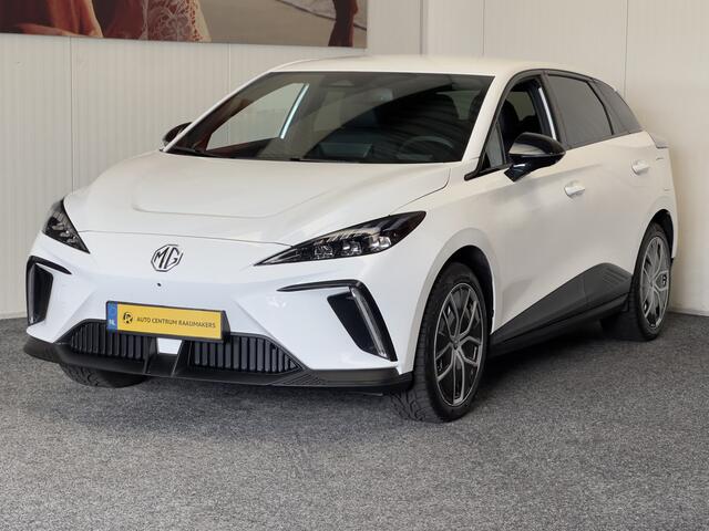MG 4 MG4 ELECTRIC LUXURY 204 PK NAVIGATIE ADAPTIVE CRUISE CONTROL APPLE CARPLAY/ANDROID 360 CAMERA STOEL EN STUURVERWARMING DODEHOEKSENSOREN RIJSTROOKSENSOREN KEYLESS GO ZEER MOOI !! 3010