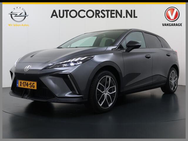 MG 4 MG4 Electric Trophy Extended Range 77kWh Warmtepomp Trekhaak SOH 95% Adap.Cruise Navi 360°Camera Apple Carplay Android Auto Elek.Stoel+Verwarming Pdc Led Privacy Glas Isofix DAB Bluetooth Dodehoek detector File assistent Rijstrooksensor Wifi 1e Eigenaar O