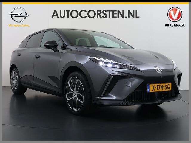 MG 4 MG4 Electric Trophy Extended Range 77kWh Warmtepomp Trekhaak SOH 95% Adap.Cruise Navi 360°Camera Apple Carplay Android Auto Elek.Stoel+Verwarming Pdc Led Privacy Glas Isofix DAB Bluetooth Dodehoek detector File assistent Rijstrooksensor Wifi 1e Eigenaar O