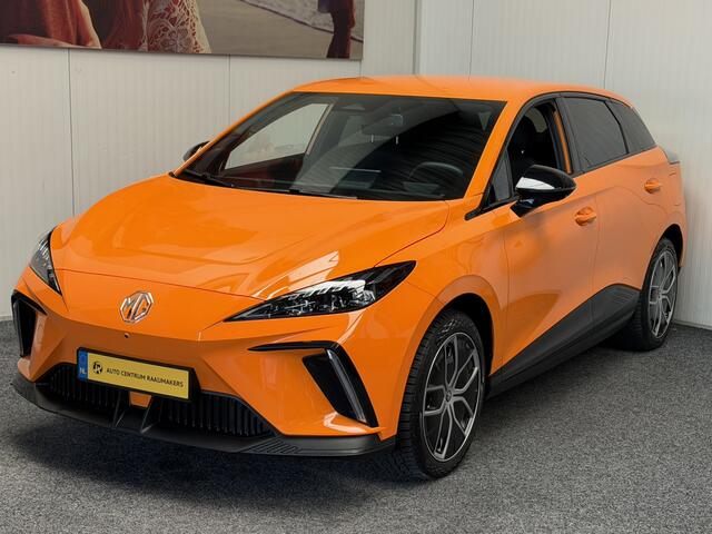 MG 4 MG4 ELECTRIC LUXURY LONG RANGE 204 PK 64 KWH FABRIEKGARANTIE TOT 2031 !!! NAVIGATIE ADAPTIVE CRUISE CONTROL APPLE CARPLAY/ANDROID 360 CAMERA STOEL EN STUURVERWARMING DODEHOEKSENSOREN RIJSTROOKSENSOREN KEYLESS GO ZEER MOOI !!