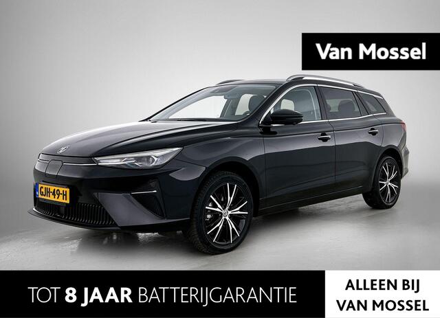 MG 5 MG5 Electric Standard Range Luxury 50 kWh | Trekhaak | Apple Carplay/Android | cruise control adaptief | electronic climate control | file assistent | lederen bekleding | LED koplampen | lichtmetalen velgen 17" | navigatiesysteem full map | rijstrooksensor met correctie | voorstoelen verwarmd |