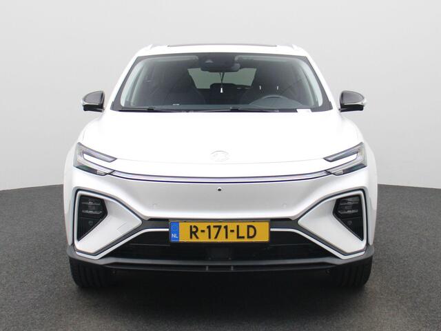 MG Marvel R Comfort 70 kWh | Climate Control / ECC | Open dak | Licht metalen velgen 19 inch | Cruise control | Navigatie | Lederen bekleding grijs | Stoelverwarming | LED koplampen | Park Distance Control voor en achter | Achteruitrijcamera | Dakrailing |