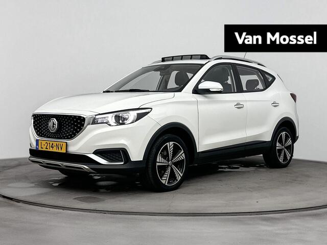 MG ZS MG EV Luxury 45 kWh 143PK | Schuif-/Kanteldak | Stoelverwarming | Lederen Bekleding | Apple CarPlay & Android Auto
