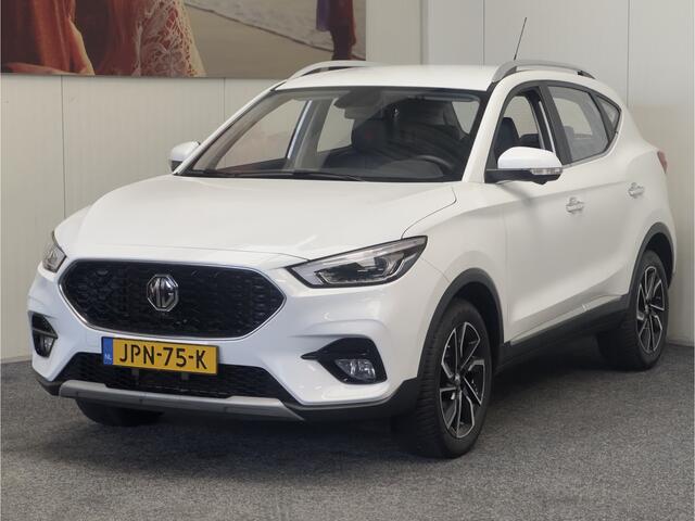 MG ZS 106 PK 1.5 LEDER CRUISE CONTROL NAVIGATIE 360 CAMERA APPLE CARPLAY/ANDROID DODEHOEKSENSOREN RIJSTROOKSENSOREN 17" LM VELGEN ZEER MOOI !!