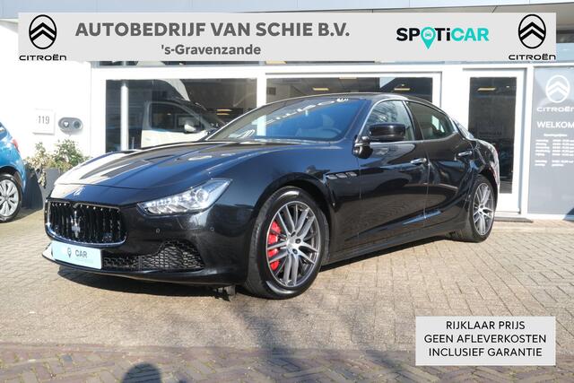 Maserati GHIBLI S Q4 410 Nero Ribelle 19" | Camera | Nieuwe remschijven