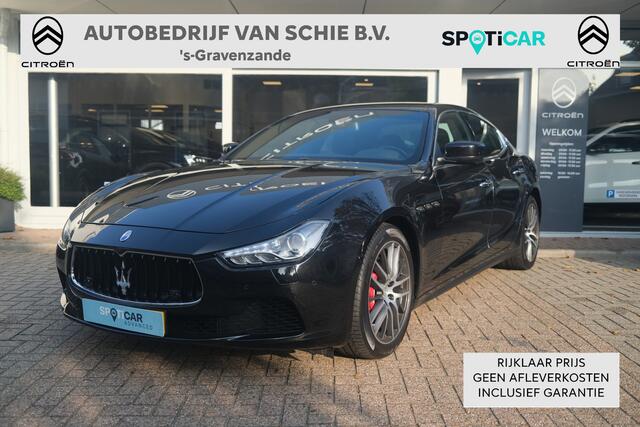 Maserati GHIBLI S Q4 410 Nero Ribelle 19" | Camera | Nieuwe remschijven