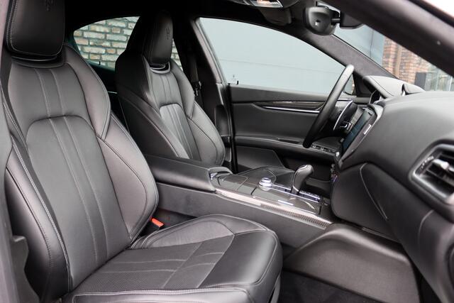Maserati GHIBLI 3.0 S Q4 | Carbon | Bowers&Wilkins | Stoelventilatie | Memory | Variabel Onderstel | Apple Carplay/Android Auto | Leder | Camera | Keyless Entry | Elektrisch Zonnescherm |