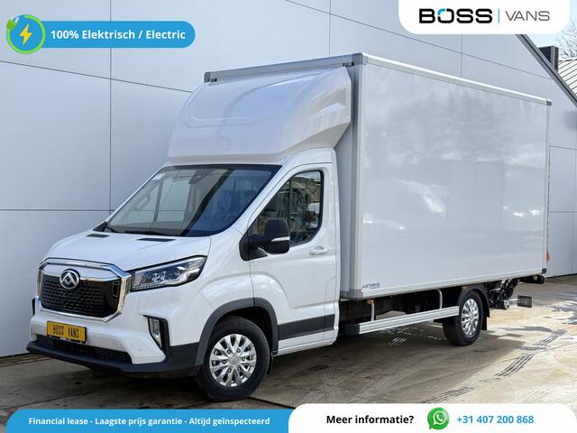Maxus eDELIVER 9 65kWh Elektrisch DHollandia Laadklep 172km WLTP 204PK 80kW Snelladen Carplay Adaptieve Cruise Control LED Airco Koffer Bakwagen Meubelbak