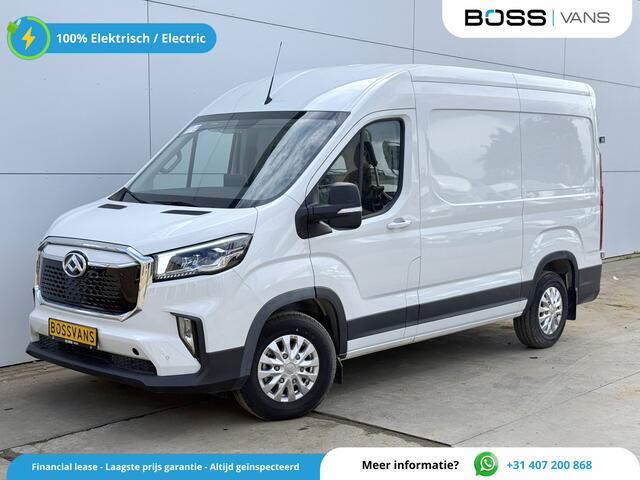 Maxus eDELIVER 9 52kWh 204PK Elektrisch L2H2 256km Stad WLTP Snelladen LED Carplay Cruise control Camera Airco Parkeersensoren v+a
