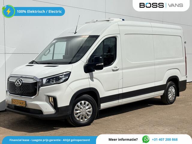 Maxus eDELIVER 9 89 kWh 204PK L3H2 Elektrische Koelwagen Vriezer Dual Thermo King -22°C/22°C Camera Cruise Control Apple Carplay Parkeersensoren Koel Koeler Kühl Kühler Kühlwagen Kühlkasten Frigo Vries