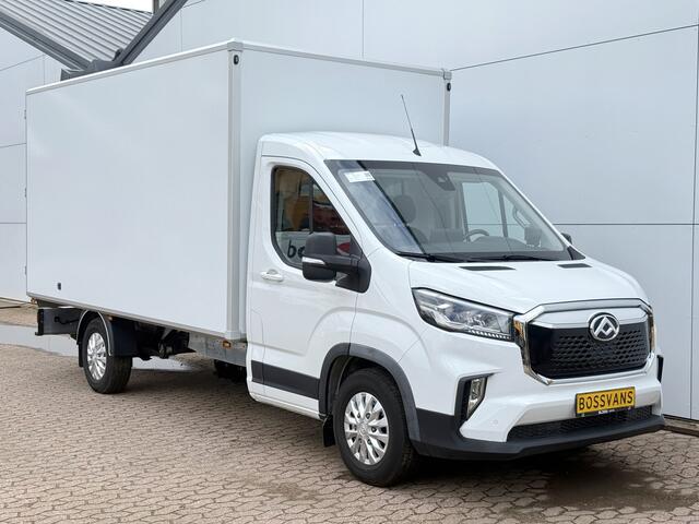 Maxus eDELIVER 9 65kWh 204PK Elektrisch Bakwagen met achterdeuren Airco ACC Carplay Camera Parkeersensoren Meubelbak Koffer