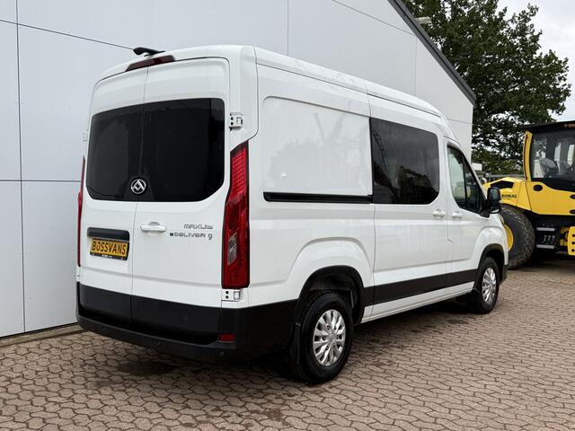 Maxus eDELIVER 9 77kWh 204PK Nieuw model! L2H2 Glaspack/Camper 300km WLTP Snelladen LED Carplay Cruise control Camera Airco Parkeersensoren v+a