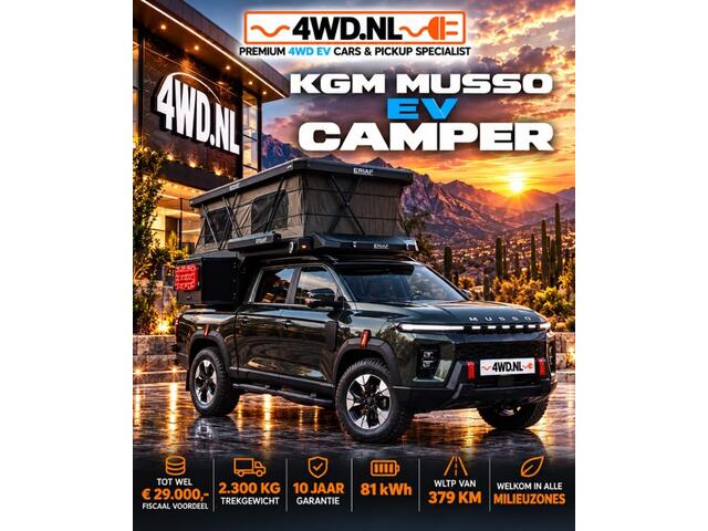 Maxus eTERRON 9 EV 4WD - 120- kWh Premium 5 pers VAN - V.A € 59.000 EXCL BTW / OPBOUW fiscaal zeer voordelig en welkom in iedere stad en natuurgebied . opbouw hardtop / canopy/ daktent / camper / bedrijf inrichting / tegen meerprijs leverbaar Voor vrijblijvend advies kunt u een afspraak maken bij onze adviseurs Susanne Schiffer en Ben Voets – foto 6
