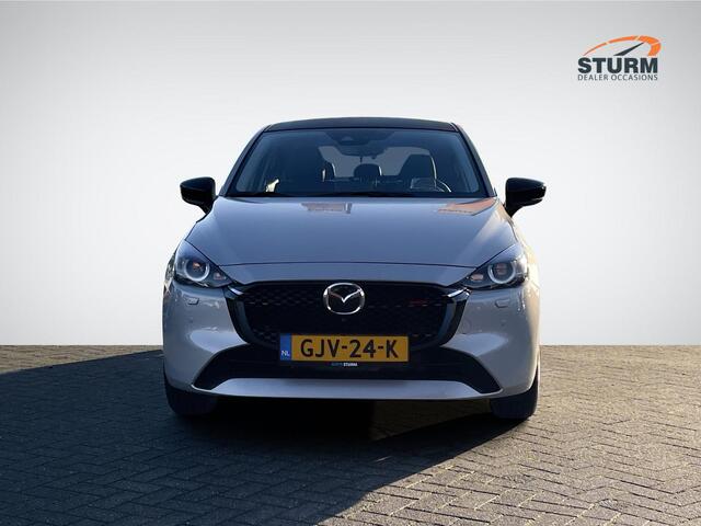Mazda 2 1.5 SkyActiv-G 90 Homura Aka NL-Auto, 1e Eigenaar! | Navigatie | 360° Camera | Adapt. Cruise Control | Head-Up Display | Stuur- + Stoelverwarming | Rijklaarprijs!