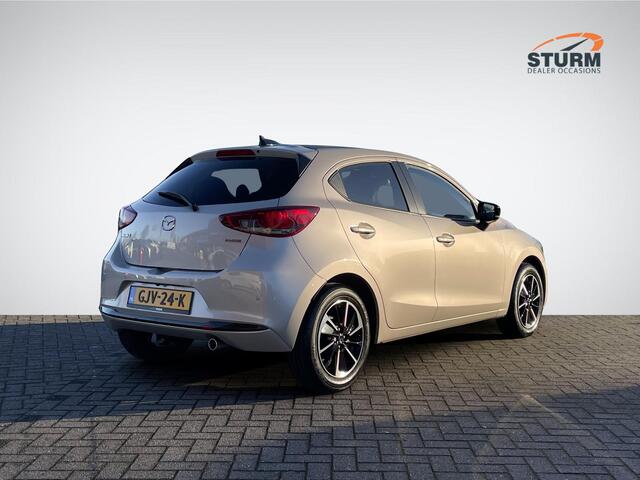 Mazda 2 1.5 SkyActiv-G 90 Homura Aka NL-Auto, 1e Eigenaar! | Navigatie | 360° Camera | Adapt. Cruise Control | Head-Up Display | Stuur- + Stoelverwarming | Rijklaarprijs!