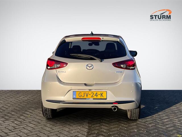 Mazda 2 1.5 SkyActiv-G 90 Homura Aka NL-Auto, 1e Eigenaar! | Navigatie | 360° Camera | Adapt. Cruise Control | Head-Up Display | Stuur- + Stoelverwarming | Rijklaarprijs!