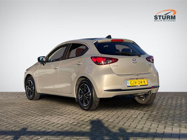Mazda 2 1.5 SkyActiv-G 90 Homura Aka NL-Auto, 1e Eigenaar! | Navigatie | 360° Camera | Adapt. Cruise Control | Head-Up Display | Stuur- + Stoelverwarming | Rijklaarprijs!