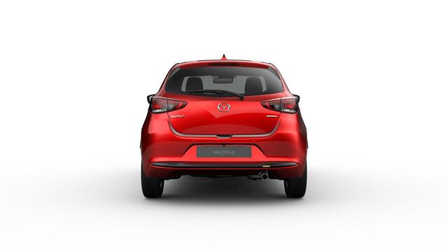 Mazda 2 e-Skyactiv G 90 6MT Exclusive-Line | 16-inch lichtmetalen velgen, Bright Silver | 8-inch LCD touchscreen kleurenscherm | Achteruitrijcamera