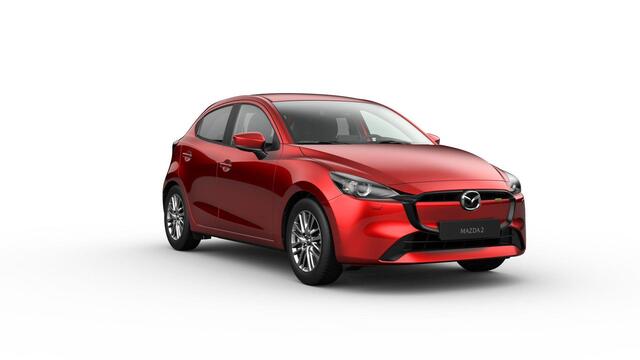 Mazda 2 e-Skyactiv G 90 6MT Exclusive-Line | 16-inch lichtmetalen velgen, Bright Silver | 8-inch LCD touchscreen kleurenscherm | Achteruitrijcamera