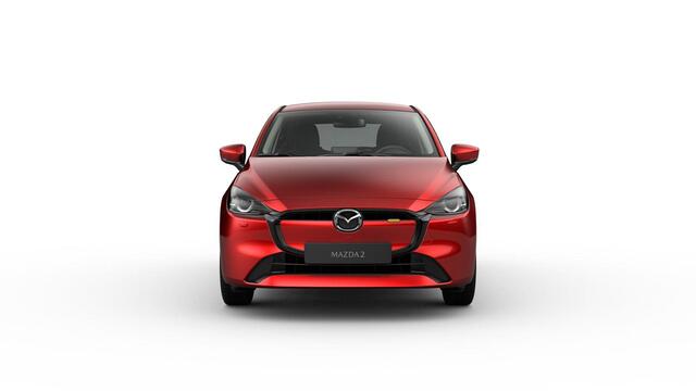 Mazda 2 e-Skyactiv G 90 6MT Exclusive-Line | 16-inch lichtmetalen velgen, Bright Silver | 8-inch LCD touchscreen kleurenscherm | Achteruitrijcamera