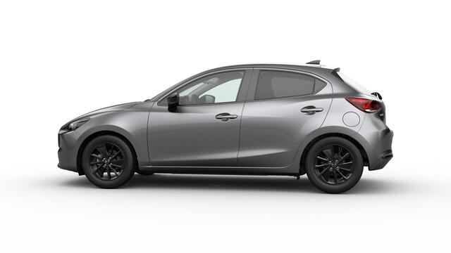 Mazda 2 e-Skyactiv G 90 6MT Homura | 16-inch lichtmetalen velgen, Black | 8-inch LCD touchscreen kleurenscherm | Achteruitrijcamera
