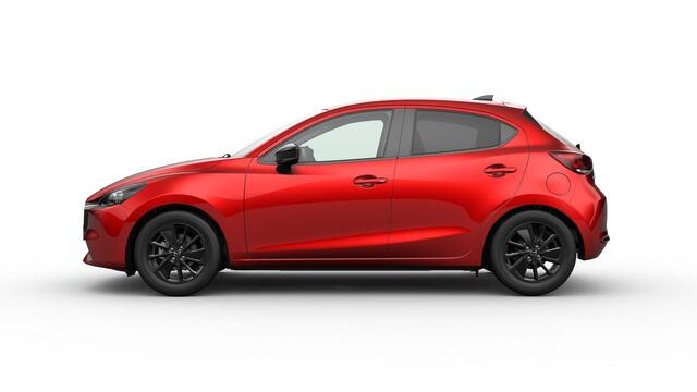 Mazda 2 e-Skyactiv G 90 6MT Homura | 16-inch lichtmetalen velgen, Black | 8-inch LCD touchscreen kleurenscherm | Achteruitrijcamera
