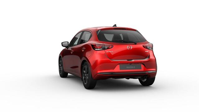 Mazda 2 e-Skyactiv G 90 6MT Homura | 16-inch lichtmetalen velgen, Black | 8-inch LCD touchscreen kleurenscherm | Achteruitrijcamera