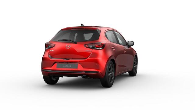 Mazda 2 e-Skyactiv G 90 6MT Homura | 16-inch lichtmetalen velgen, Black | 8-inch LCD touchscreen kleurenscherm | Achteruitrijcamera