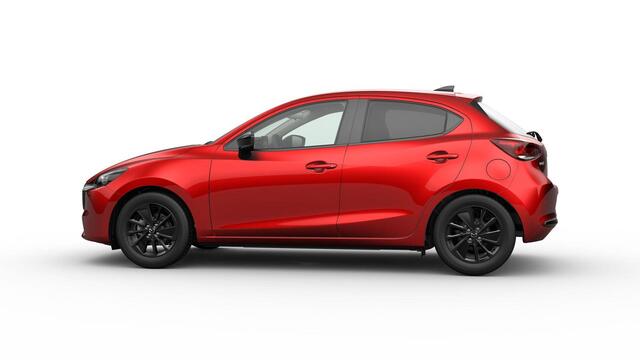 Mazda 2 e-Skyactiv G 90 6MT Homura | 16-inch lichtmetalen velgen, Black | 8-inch LCD touchscreen kleurenscherm | Achteruitrijcamera